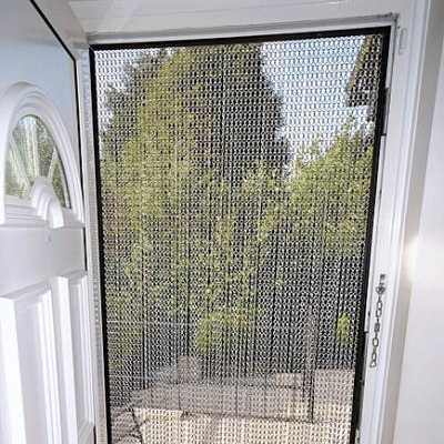 The Buzz Aluminium Chain Fly Screen For Doors